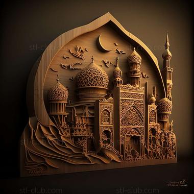 3D model Karbala in Iraq (STL)